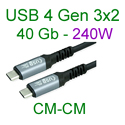 14  CABLES USB 4.O GEN 3X2 40 Gb