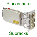 5  SUBRACKS PARA FIBRA OPTICA