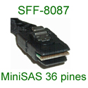 13 CABLES SAS ( SERIAL ATTACHED SCSI )