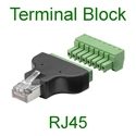 2 CONECTORES CON TERMINAL BLOCK