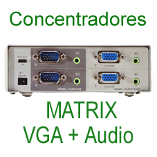 5 CONCENTRADORES DE SEÑAL VGA