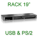 3 KVM'S PARA RACK 19